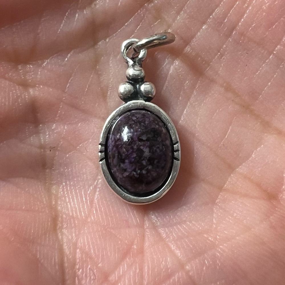 Carolyn Pollack Sugilite Sterling Silver 925 Necklace Pendant or Charm